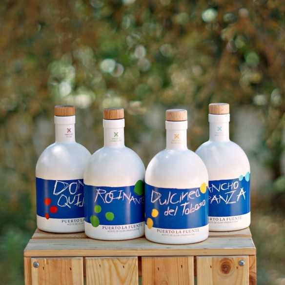 Puerto la Fuente Olive Oil - Don Quixote gift box 4 X 500 ml - Olive oil - Puerto La Fuente