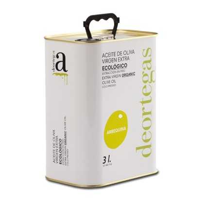 Organic Olive Oil Deortegas Arbequina 3 Liter Canister - Olive oil - Deortegas 2