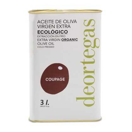 Organic Olive Oil Deortegas Coupage 3 Liter Canister - Olive oil - Deortegas