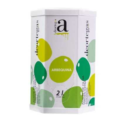 Organic Olive Oil Deortegas Arbequina 2 Liter Bag in Box - Olive oil - Deortegas