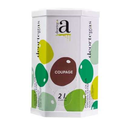 Organic Olive Oil Deortegas Coupage 2 Liter Bag in Box - Olive oil - Deortegas