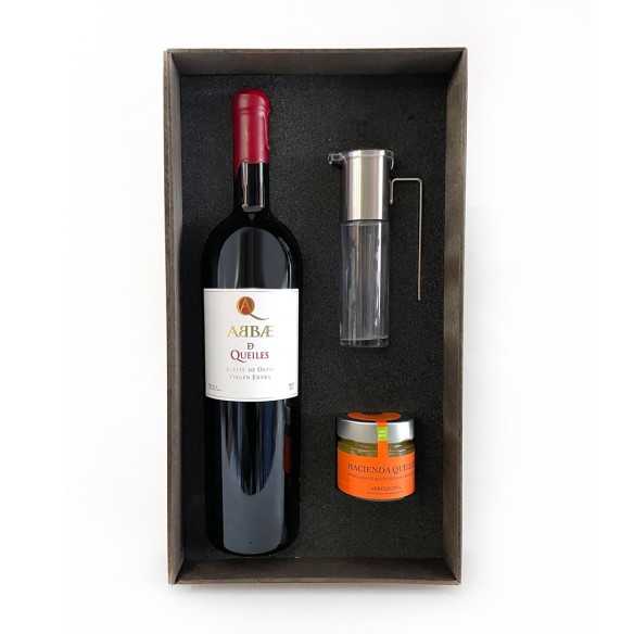 Organic Olive Oil Abbae de Queiles Arbequina Luxury Magnum box - Organic olive oil - Hacienda Queiles