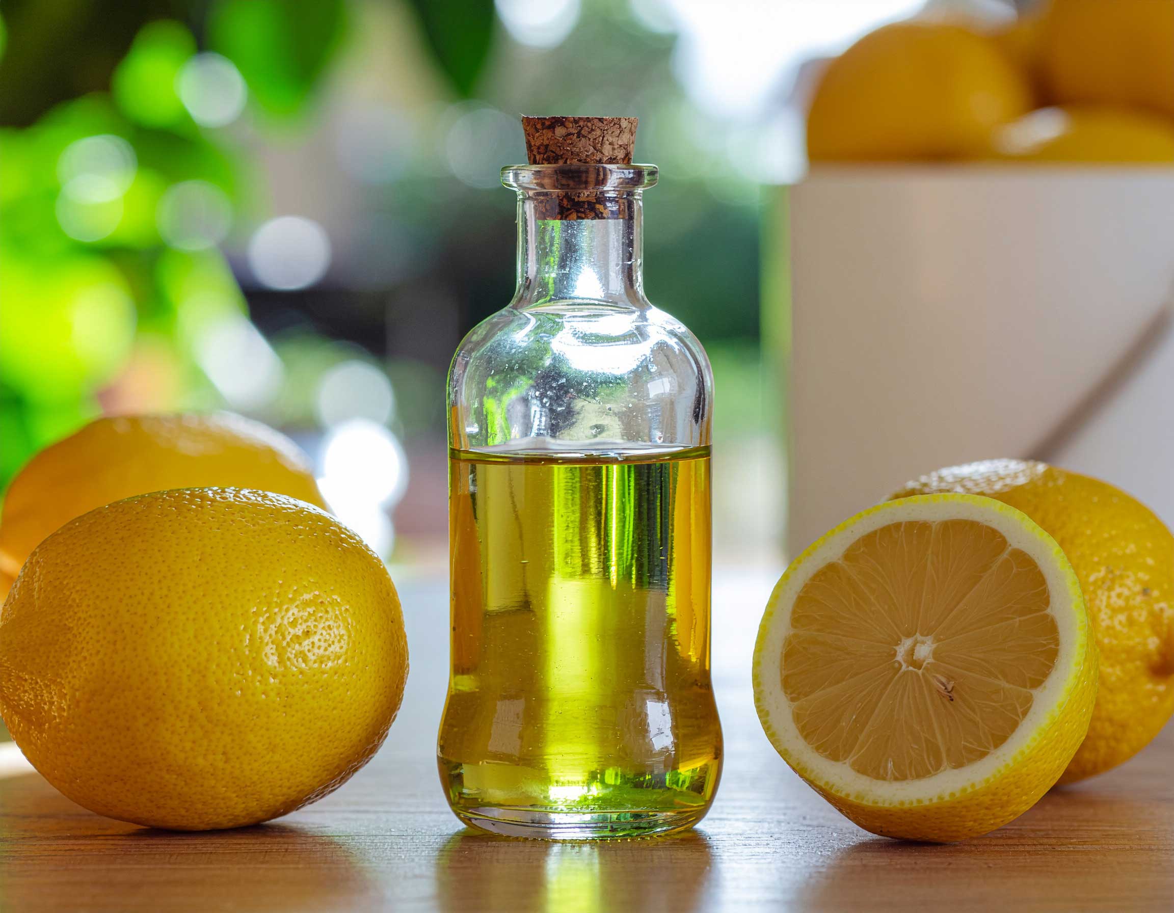 Aceite de oliva con limón: infusión natural