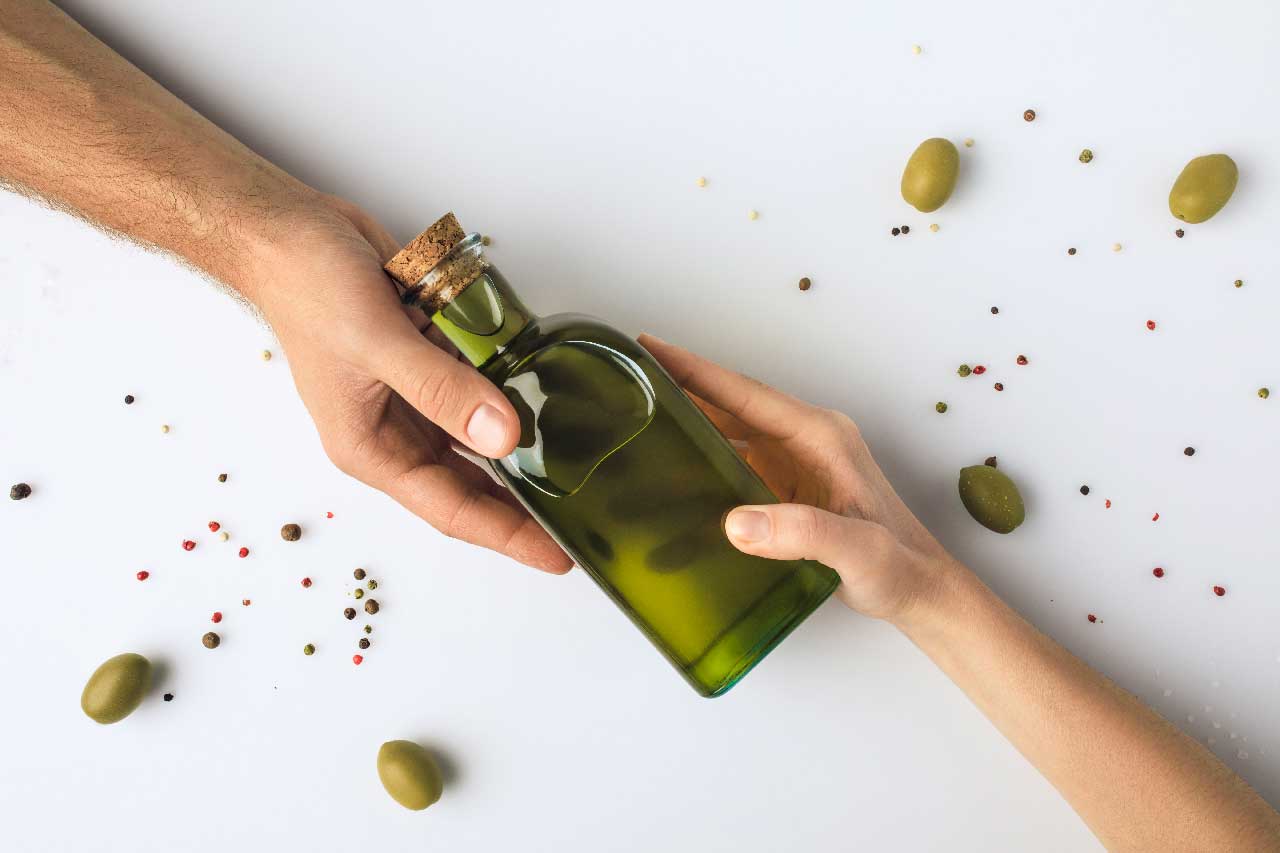 Leckres Olivenöl aus guten Oliven