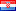 Drapeau de la Croatie