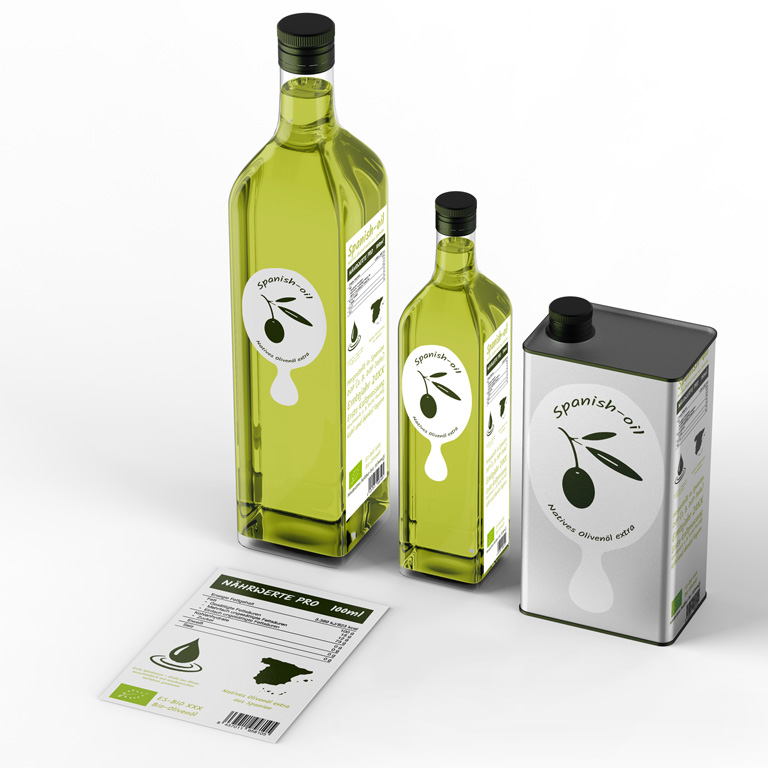 Olivenöl Etikett Angaben