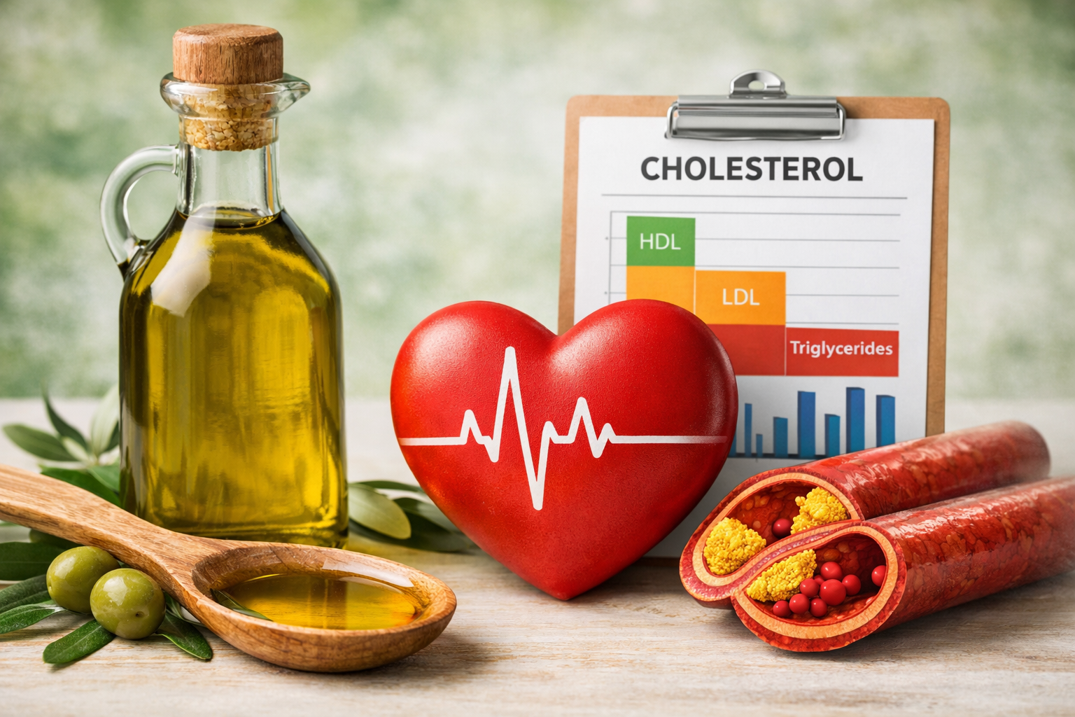 Olivenöl extra (EVOO) mit hohem Polyphenolgehalt